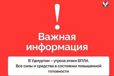 В Удмуртии объявили «Опасное небо» из-за дрона
