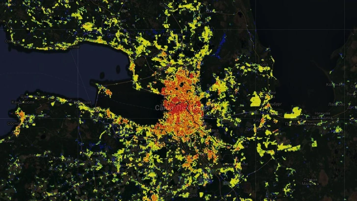 От небоскреба до юрты: географы нанесли на одну карту все 2,75 млрд зданий на Земле — вот что получилось