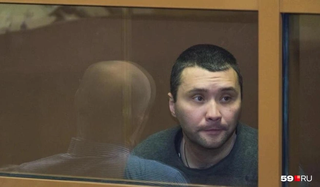 Юрий Тиунов в зале суда во время оглашения приговора | Источник: Тимофей Калмаков / 59.RU