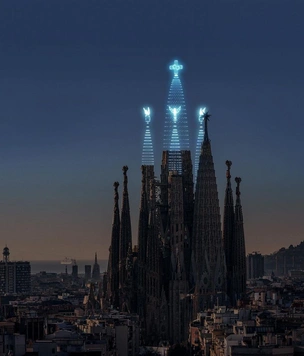 Студия Drift достроила собор Sagrada Família с помощью дронов