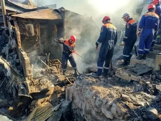 последствия удара 16 апреля | Источник: оперштаб Краснодарского края