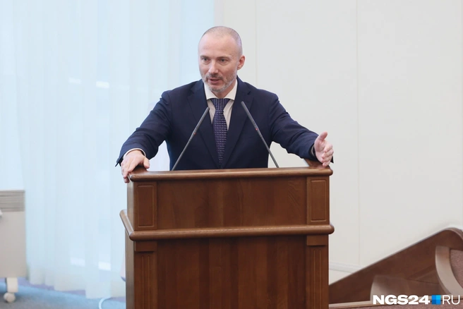 Пономаренко не стал развернуто выступать перед депутатами  | Источник: Мария Ленц / NGS24.RU
