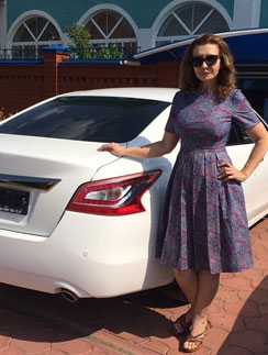 Ирина Александровна Агибалова с новой машиной