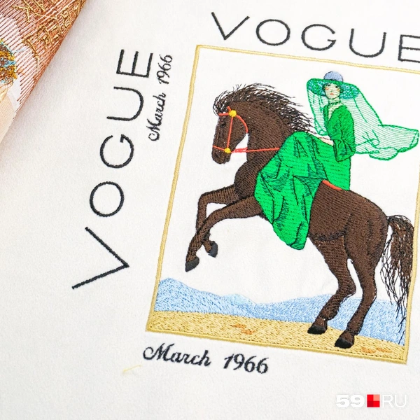 Здесь за основу взята обложка одного из выпусков журнала Vogue | Источник: Тимофей Калмаков / 59.RU