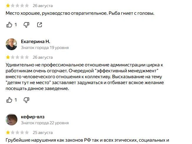 Негативные отзывы массово появлялись после инцидента | Источник: скриншот сервиса «Яндекс Карты»