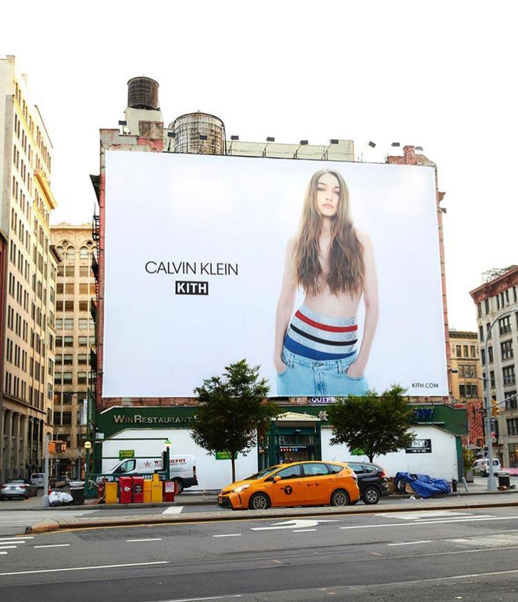 Все нижнее сразу: Джиджи Хадид в рекламной кампании Calvin Klein для KITH