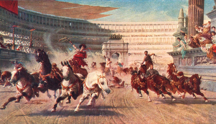 Цвета победы: как императорский Рим захватили гонки колесниц
