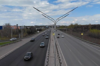 Завершен ремонт одной половины дороги Уфа-Аэропорт