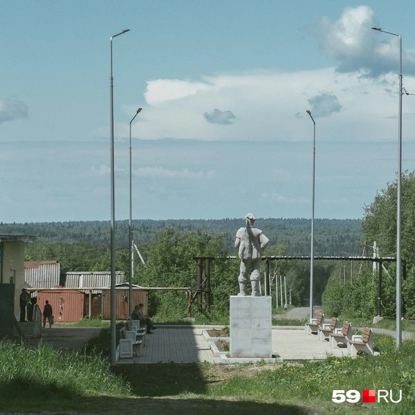 Микроаллея в центре поселка | Источник: Василина Любимова / 59.RU