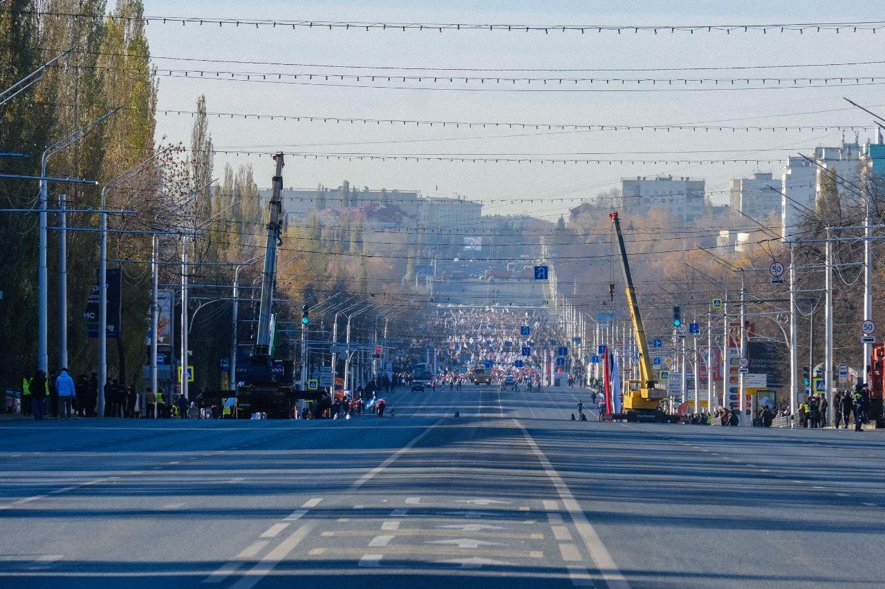 Что происходит на перекрытом проспекте Октября в Уфе — фотографии