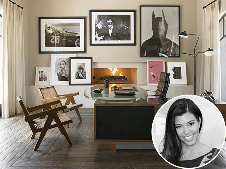 Kourtney Kardashian Home Office