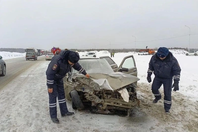 Пассажир погиб в массовой аварии на Тюменском тракте