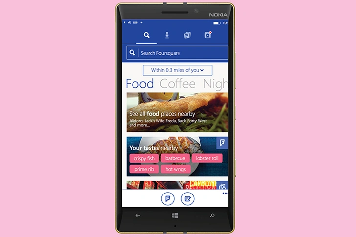 Foursquare приложение