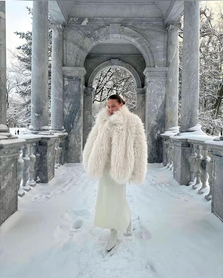 Шуба Cloud Dancer  самый роскошный тренд зимы-2026
