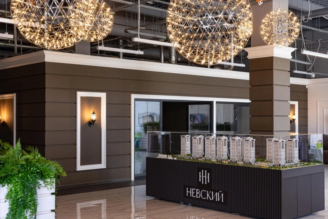 Отдел продаж выполнен в стиле жилого комплекса, чтобы можно было прочувствовать атмосферу | Источник: Инна Кузнецова