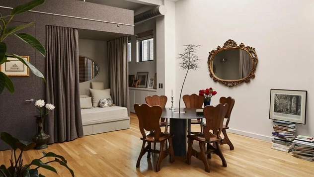 Барокко и хай-тек? Квартира 120 м² в Нью-Йорке