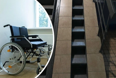 Dangerous ramp traps Moscow pensioner as district refuses repairs
