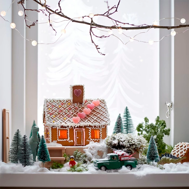 Нет места для елки: 200+ идей новогодних украшений для маленьких квартир | Источник: IKEA