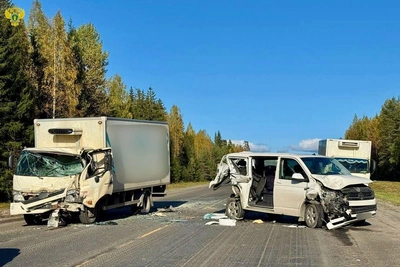 На «Коле» в аварии пострадала семья из Петербурга