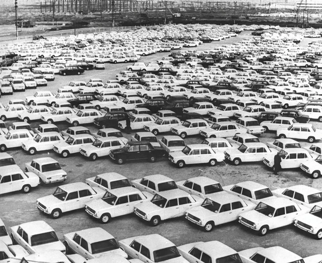 Двор готовой продукции, 1972 год | Источник: фотофонд Самарского областного госархива социально-политической истории