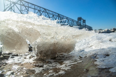 Самый ранний ледоход в Архангельске за 145 лет