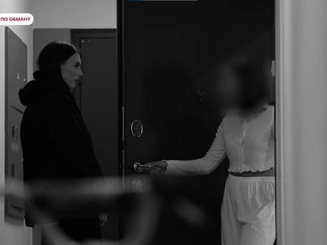 Супруга Артема, по-видимому, не знала о возможном разводе. | Источник: «Беременна по обману» / rutube.ru