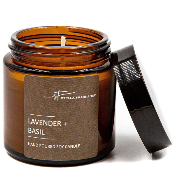 Свеча Lavender Basil, Stella Fragrance