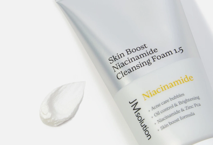 Очищающая пенка для лица Skin Boost Niacinamide 1.5, JMsolution, 784 руб.