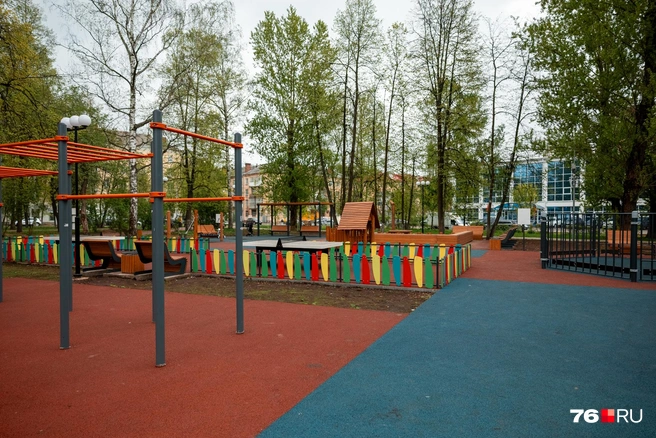 Спортивные и детские зоны парка | Источник: Александр Куренной / 76.RU