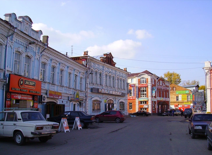 Павлово-на-Оке, улица Нижегородская | Источник: Алексей Белобородов, commons.wikimedia.org