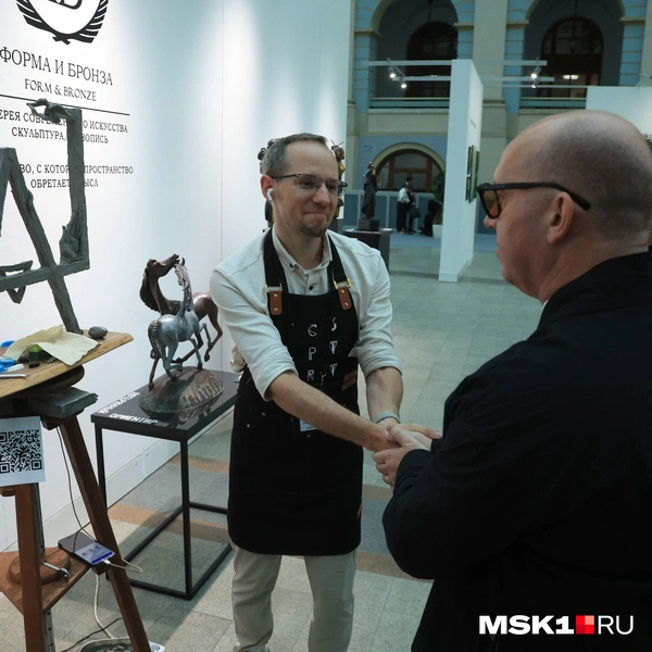 Позднее работа станет частью галереи | Источник: Дмитрий Толстошеев / MSK1.RU