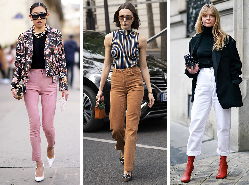 Вместо классики: 20 пар цветных джинсов, которые заменят синий деним | marieclaire.ru