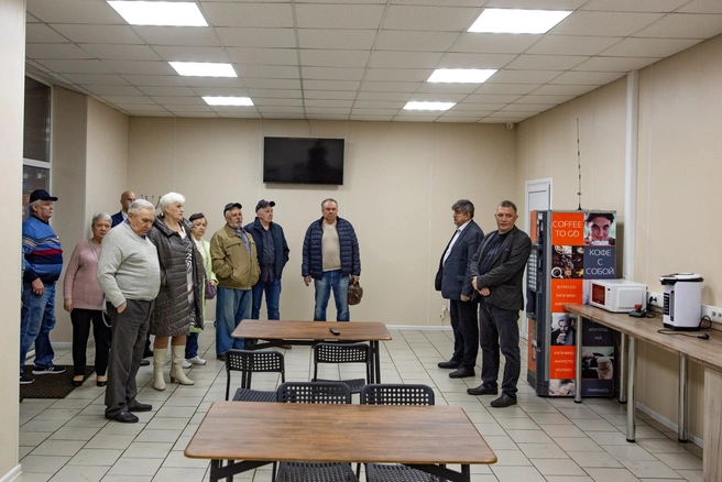 В место для приема пищи тоже заглянули | Источник: Кирилл Поверинов