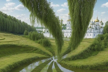 Цифровые художники запустили проект «Под куполом» к 1000-летию Суздаля