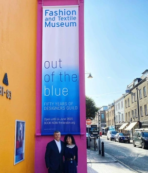 Выставка Out of the Blue: 50 лет Designers Guild