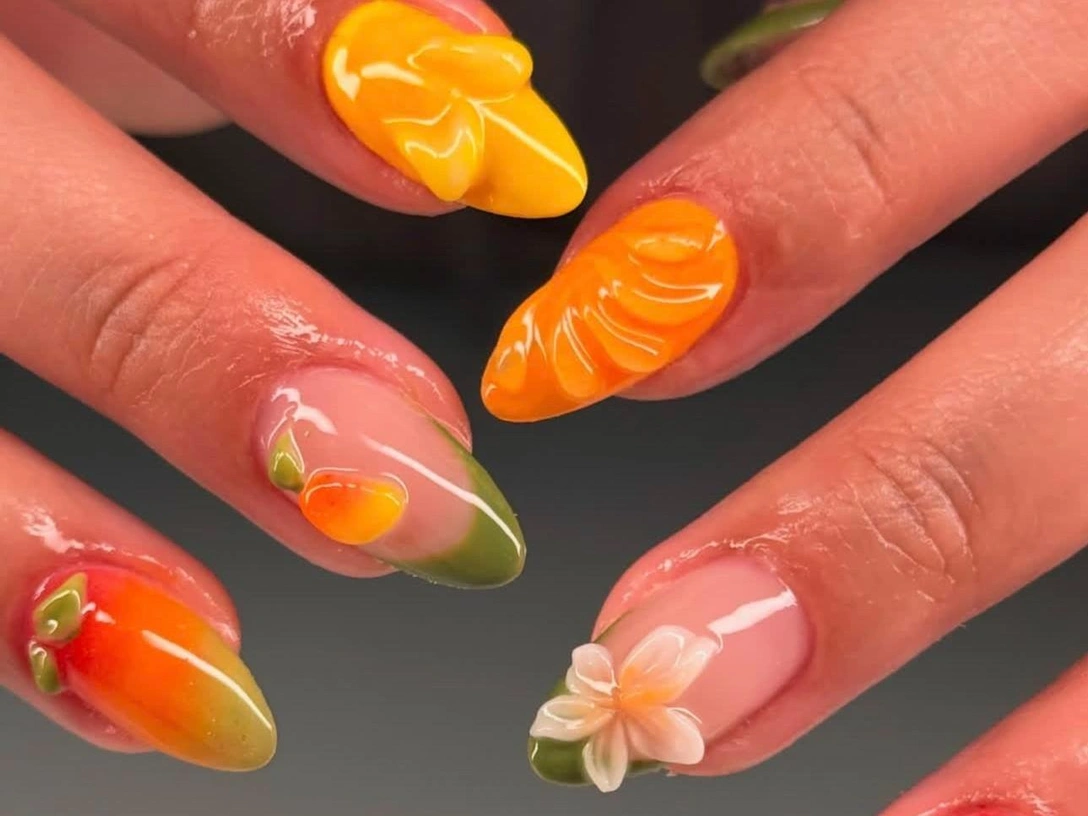 Фруктовое желе: маникюр, который хочется съесть | marieclaire.ru