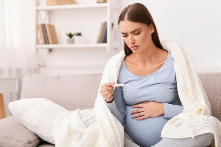 Что делать, если поднялась температура во время беременности