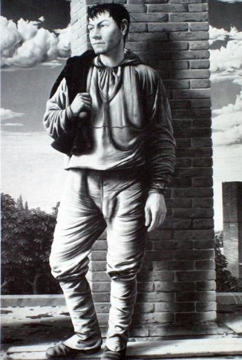 Художник Пейке Кох, картина 1944 года, «Трубочист».