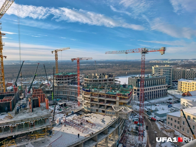 Общий план, башни вырастут сильно выше | Источник: Булат Салихов / UFA1.RU