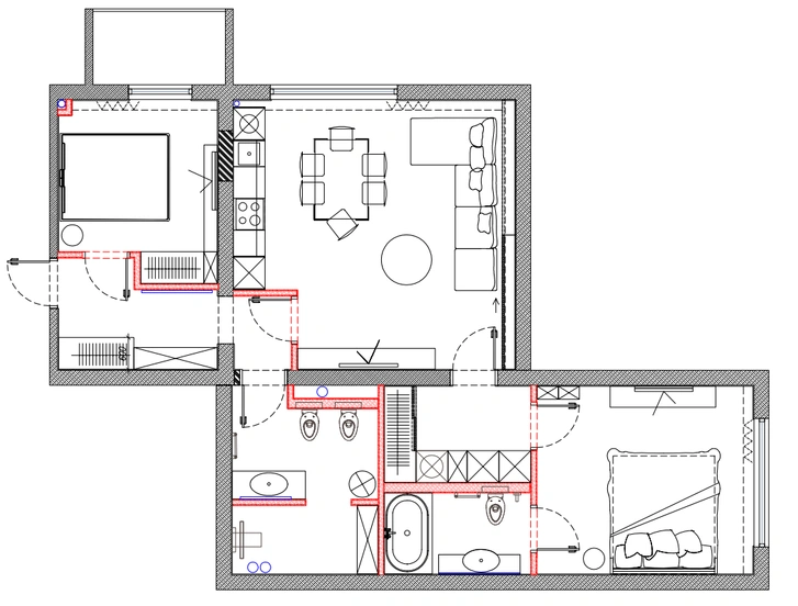 Золотая осень: квартира 80 м² в Сочи (фото 15)