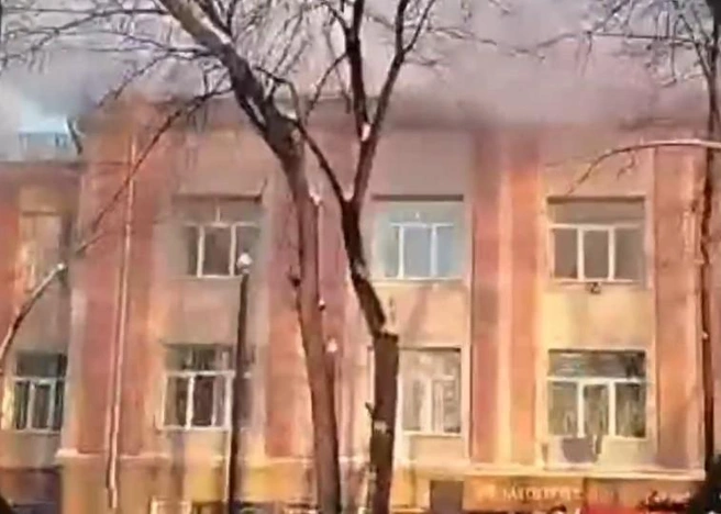 О возгорании НГС сообщили студенты учебного заведения | Источник: читатели НГС