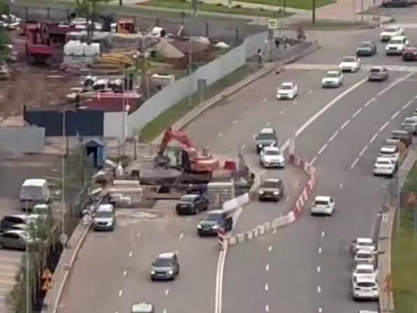 В Уфе до конца лета перекрыли дорогу в районе улицы Энтузиастов