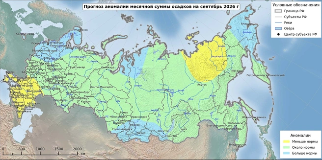 Засухи не обещают, потопов&nbsp;— тоже | Источник: Гидрометцентр России