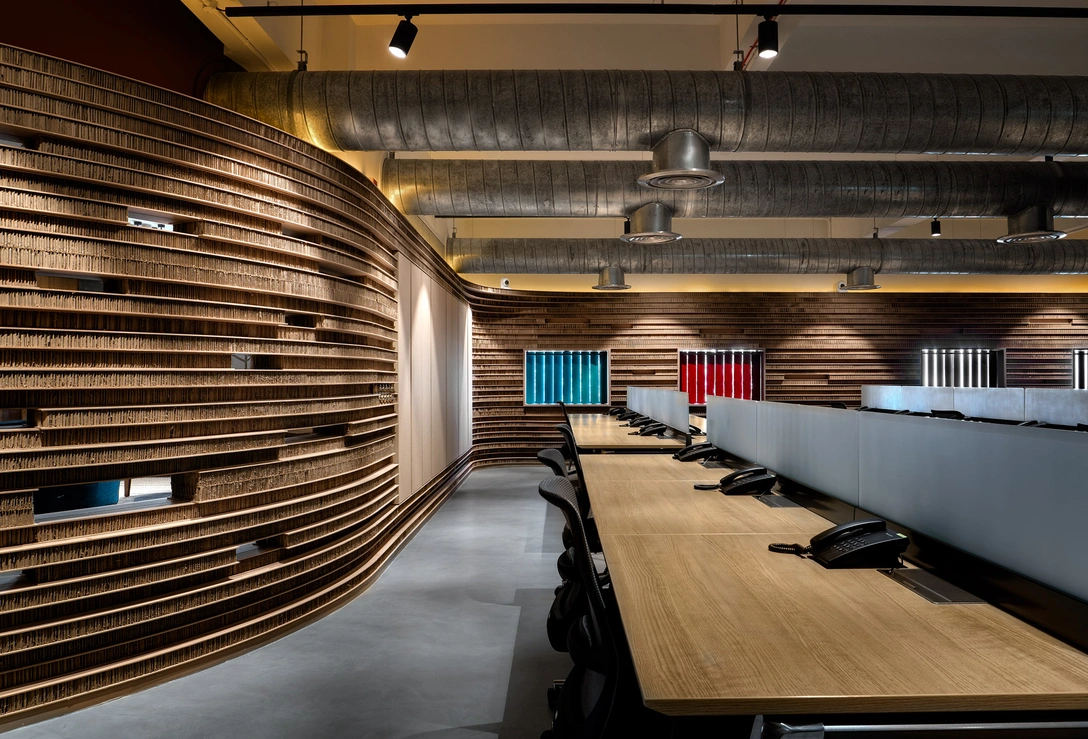 Офис с картонными перегородками в Индии | Источник: Хемант Патил