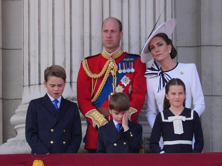 Маленький бунтарь: как принц Луи зевал и веселил маму на Trooping the Colour