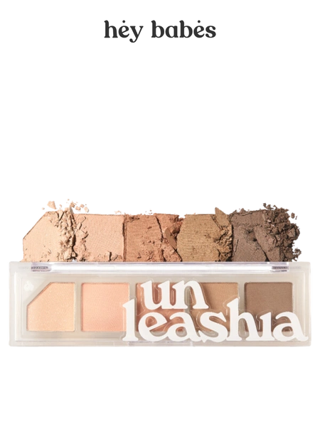 Палетка теней для век в ванильных оттенках UNLEASHIA Mood Shower Eye Palette #1 Vanilla Shower