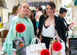 Знаменитости на открытии флагмана Furla в ГУМе