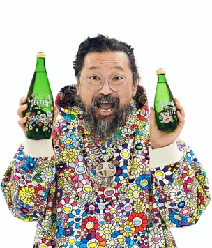 Коллаборация Perrier с Такаси Мураками