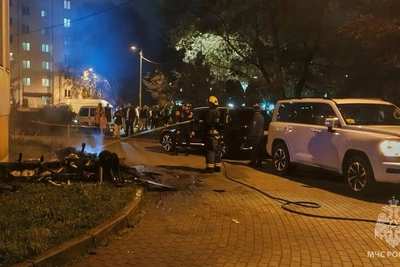 В Калининграде локализовали пожар в жилом доме