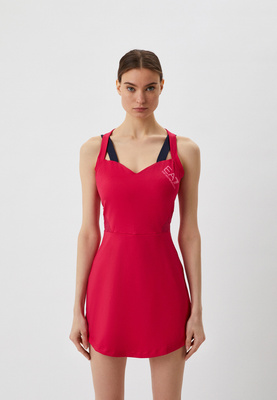 Платье и шорты EA7 TENNIS PRO, цвет: розовый, RTLABK578001 — купить в интернет-магазине Lamoda